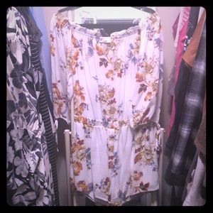 Off the shoulder romper